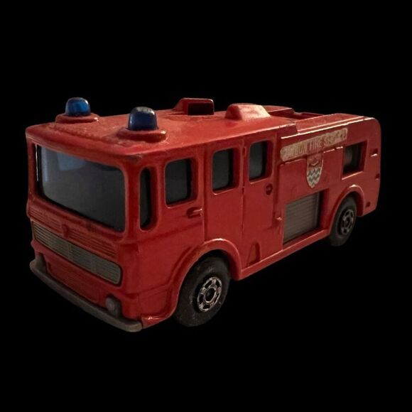Vintage 1969 Matchbox Lesney Merryweather Fire Engine Series No.35 England Red - Picture 1 of 5